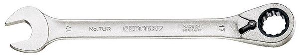 Produktbild: Maulringratschenschl&uuml;ssel 7 UR SW 13mm L.180mm umschaltbar,Rings.13Grad GEDORE