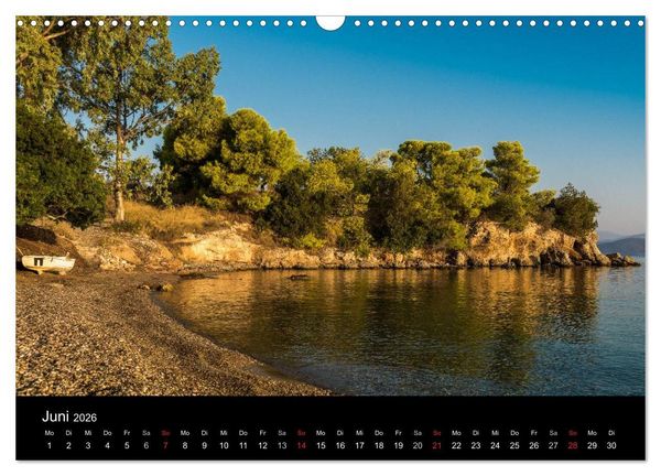 Produktbild: Peloponnes - Einladung zum Chillen (Wandkalender 2026 DIN A3 quer), CALVENDO Monatskalender