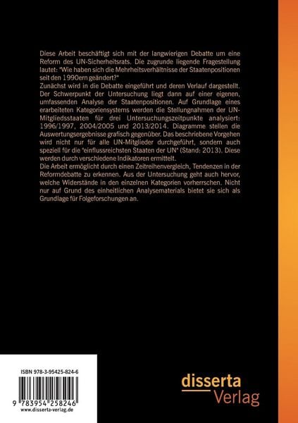 Produktbild: Reform des UN-Sicherheitsrats - Die Errungenschaft der Vergangenheit zukunftsf&auml;hig machen: Eine Analyse der Staatenpositionen in der Debatte seit den 1990ern