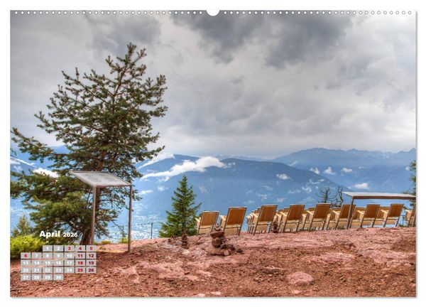 Produktbild: Meraner Land: alpin-mediterranes Lebensgef&uuml;hl (hochwertiger Premium Wandkalender 2026 DIN A2 quer), Kunstdruck in Hochglanz