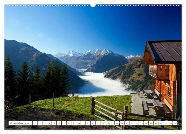 Produktbild: In den Pinzgau einig`schaut (hochwertiger Premium Wandkalender 2026 DIN A2 quer), Kunstdruck in Hochglanz