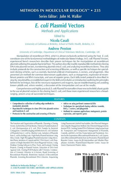 Produktbild: E. coli Plasmid Vectors