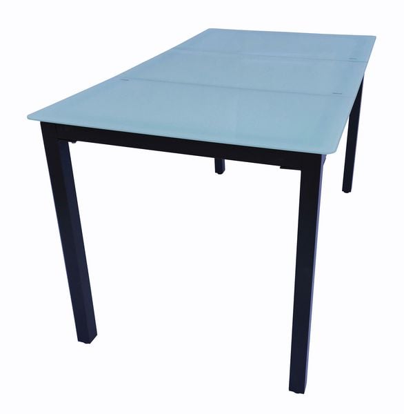 Produktbild: Aluminium Glas Gartentisch Balkontisch 140x80 cm