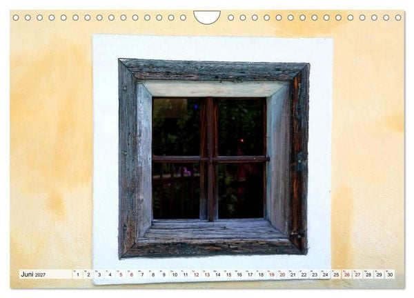 Produktbild: Bauernfenster (Wandkalender 2027 DIN A4 quer), CALVENDO Monatskalender