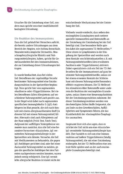 Produktbild: Eosinophile &Ouml;sophagitis - Der Ern&auml;hrungsleitfaden