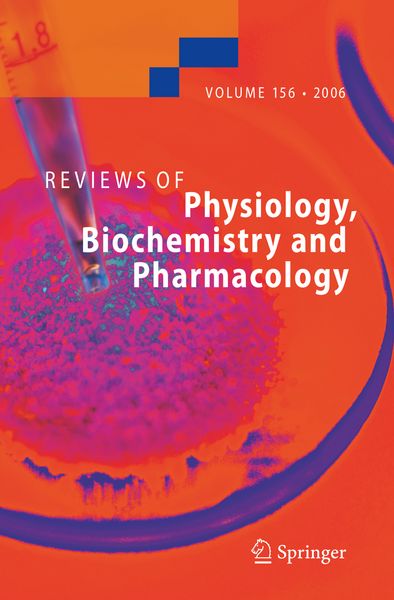Produktbild: Reviews of Physiology, Biochemistry and Pharmacology 156