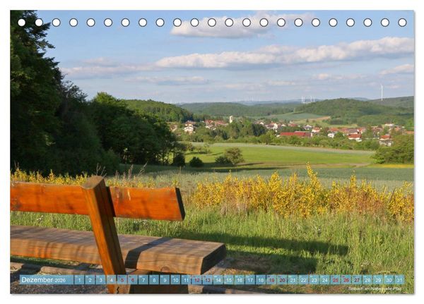 Produktbild: SAARLAND - AUSSICHTSREICH (Tischkalender 2026 DIN A5 quer), CALVENDO Monatskalender