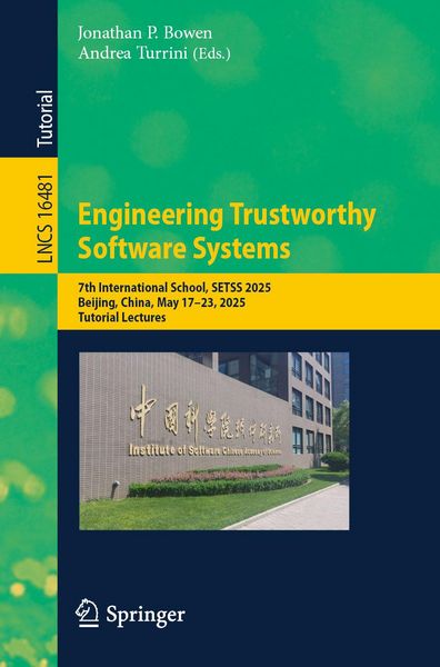 Produktbild: Engineering Trustworthy Software Systems