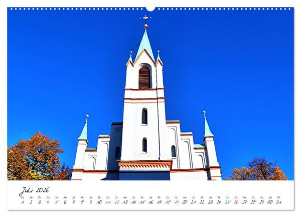 Produktbild: Cottbusser Ansichten (hochwertiger Premium Wandkalender 2026 DIN A2 quer), Kunstdruck in Hochglanz