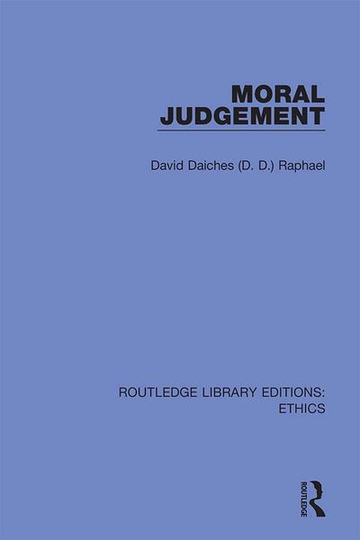 Produktbild: Moral Judgement