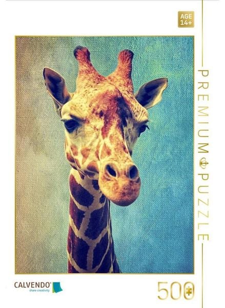 CALVENDO Puzzle Giraffe | 500 Teile Lege-Größe 48 × 36 cm Foto-Puzzle für Erwachsene
