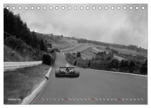 Produktbild: Grand Prix - Formel-Rennen 1972-1977 (Tischkalender 2026 DIN A5 quer), CALVENDO Monatskalender