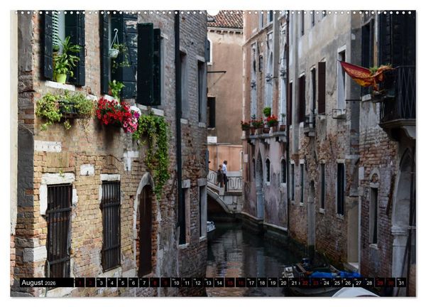 Produktbild: Venedig Impressionen (hochwertiger Premium Wandkalender 2026 DIN A2 quer), Kunstdruck in Hochglanz