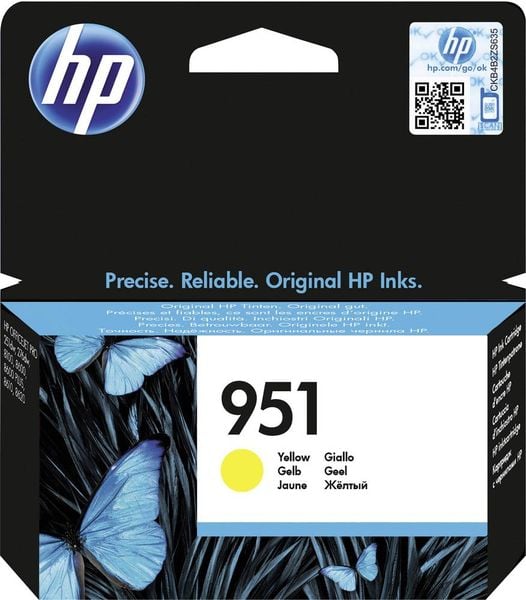 HP Tintenpatrone 951 yellow