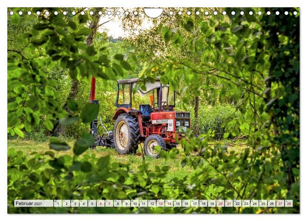 Produktbild: Landmaschinen im Dornr&ouml;schenschlaf (Wandkalender 2027 DIN A4 quer), CALVENDO Monatskalender