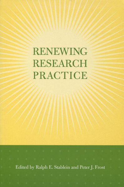 Produktbild: Renewing Research Practice