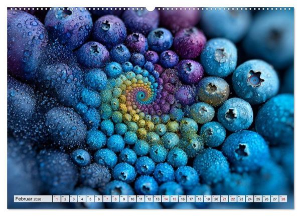 Produktbild: Fibonacci&rsquo;s Garten (hochwertiger Premium Wandkalender 2026 DIN A2 quer), Kunstdruck in Hochglanz