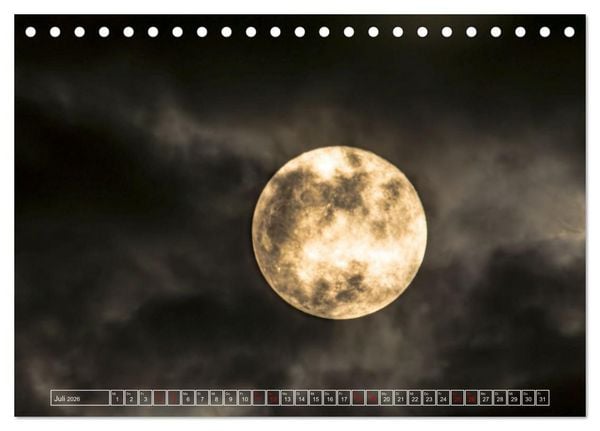 Produktbild: Faszination Mond - der etwas andere Mondkalender (Tischkalender 2026 DIN A5 quer), CALVENDO Monatskalender