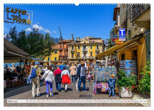 Produktbild: Unterwegs am Gardasee (hochwertiger Premium Wandkalender 2026 DIN A2 quer), Kunstdruck in Hochglanz