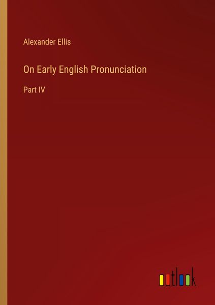 Produktbild: On Early English Pronunciation