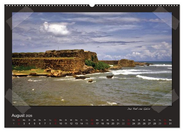 Produktbild: Sri Lanka anno 1986 (Wandkalender 2026 DIN A2 quer), CALVENDO Monatskalender
