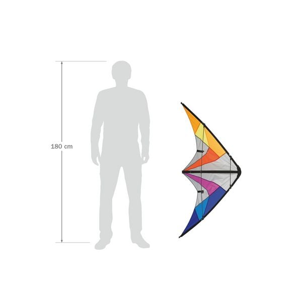 Produktbild: Quickstep II Rainbow, Zweileiner-Lenkdrachen
