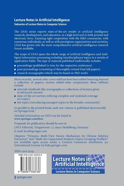 Produktbild: Advances in Knowledge Discovery and Data Mining