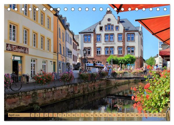 Produktbild: Saarburg - Ein sehenswertes St&auml;dtchen an der Saar (Tischkalender 2026 DIN A5 quer), CALVENDO Monatskalender