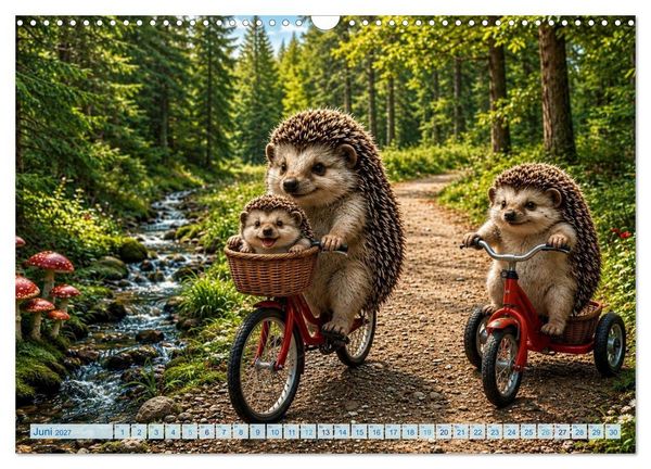 Produktbild: Die zauberhafte Welt der Iglis (Wandkalender 2027 DIN A3 quer), CALVENDO Monatskalender