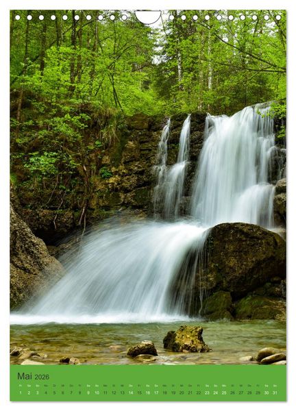Produktbild: Wo der Wildbach rauscht im Allg&auml;u (Wandkalender 2026 DIN A4 hoch), CALVENDO Monatskalender