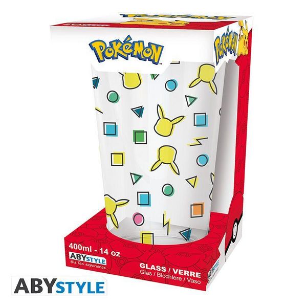 Produktbild: POKEMON - Large Glass - 400ml - Pikachu pattern