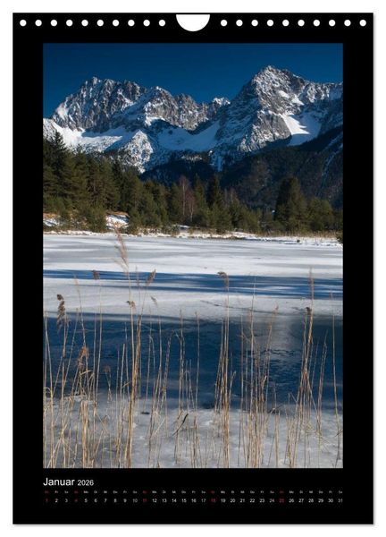 Produktbild: Landschaft im Fokus - Bayern, Tirol und S&uuml;dtirol (Wandkalender 2026 DIN A4 hoch), CALVENDO Monatskalender