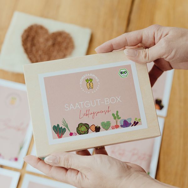 Produktbild: Bio-Saatgutbox Lieblingsmensch