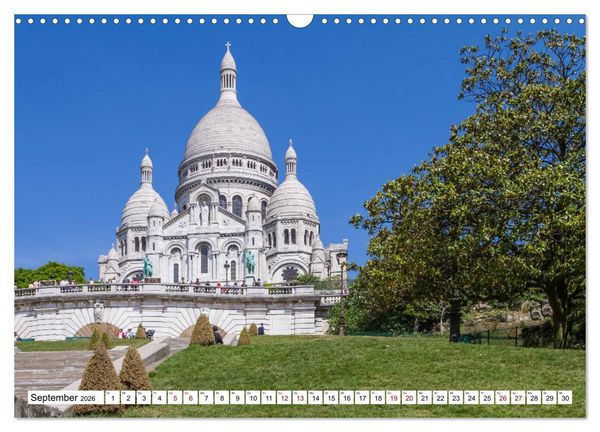 Produktbild: PARIS Franz&ouml;sisches Flair und Historie (Wandkalender 2026 DIN A3 quer), CALVENDO Monatskalender