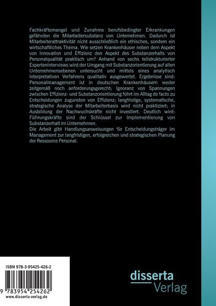 Produktbild: Nachhaltigkeit im Personalmanagement: Substanzorientierung ist Chefsache