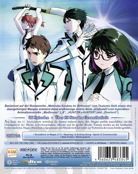 Produktbild: The Irregular at Magic High School - Gesamtedition (Episode 01-26) [5 BRs]