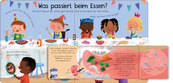Produktbild: Erstes Aufklappen und Verstehen: Kauen, schlucken und verdauen