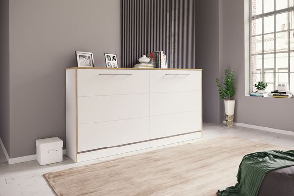Produktbild: Schrankbett, Wandklappbett Lattenrost 90x200 cm