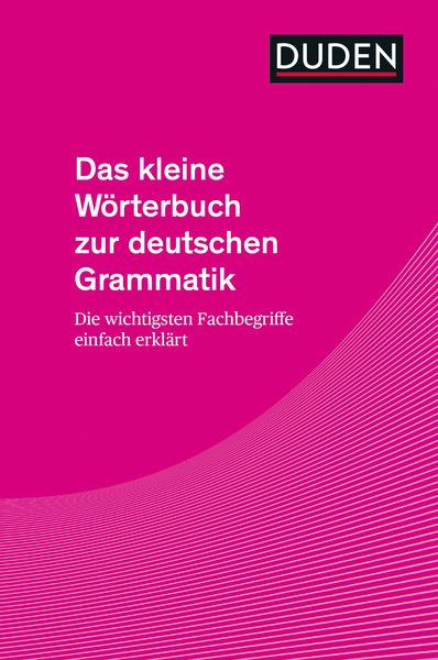 Produktbild: Das kleine W&ouml;rterbuch zur deutschen Grammatik