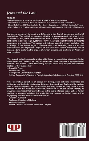 Produktbild: Jews and the Law