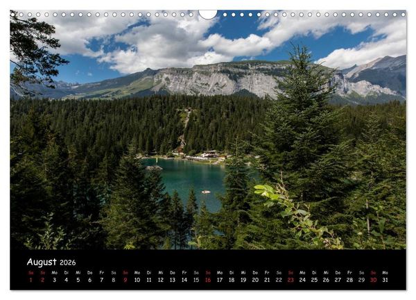 Produktbild: Die Surselva - das B&uuml;ndner Oberland (Wandkalender 2026 DIN A3 quer), CALVENDO Monatskalender