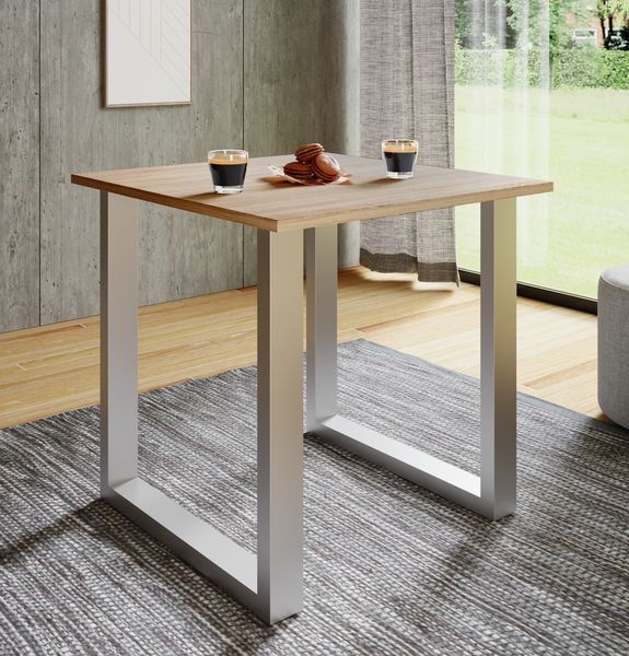 Produktbild: Premium Holz Esstisch K&uuml;chentisch Xona U 80x50