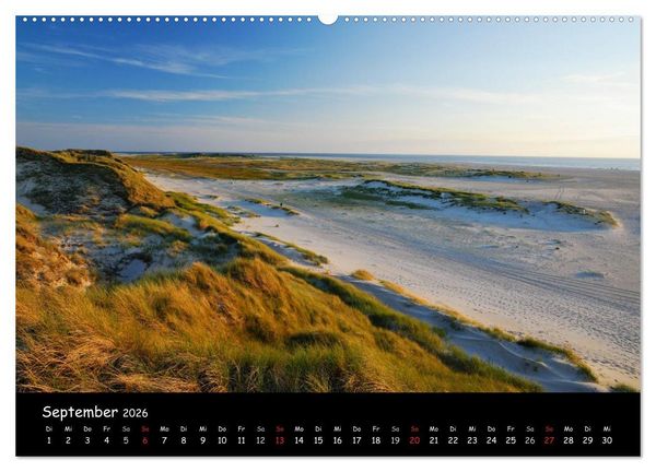 Produktbild: Amrum (Wandkalender 2026 DIN A2 quer), CALVENDO Monatskalender