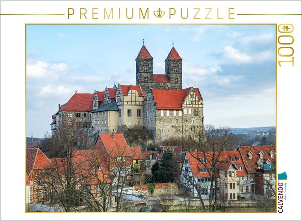 Produktbild: CALVENDO Puzzle Ein Motiv aus dem Kalender Altstadt Quedlinburg | 1000 Teile Lege-Gr&ouml;&szlig;e 64x48cm Foto-Puzzle f&uuml;r gl&uuml;ckliche Stunden