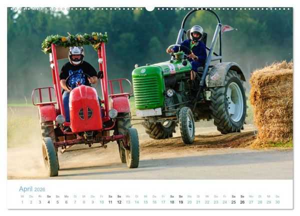 Produktbild: Traktorrennen - die 24 Stunden von Reingers (hochwertiger Premium Wandkalender 2026 DIN A2 quer), Kunstdruck in Hochglanz