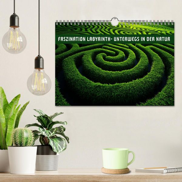 Produktbild: Faszination LABYRINTH - unterwegs in der Natur (Wandkalender 2026 DIN A4 quer), CALVENDO Monatskalender