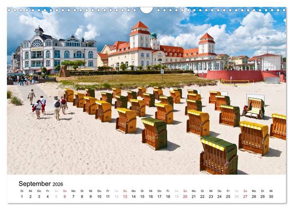 Produktbild: R&uuml;gen und Hiddensee (Wandkalender 2026 DIN A3 quer), CALVENDO Monatskalender