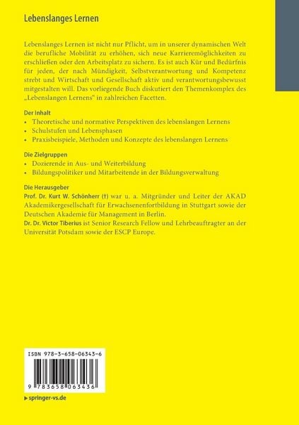 Produktbild: Lebenslanges Lernen