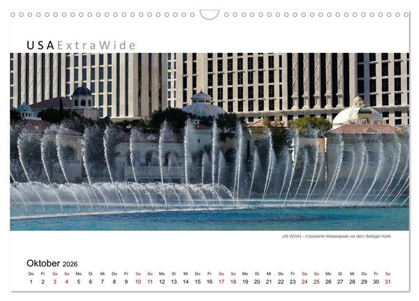 Produktbild: Impressionen aus LAS VEGAS (Wandkalender 2026 DIN A3 quer), CALVENDO Monatskalender