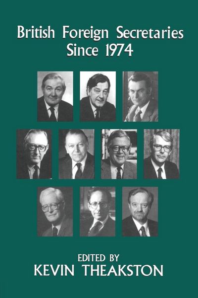 Produktbild: British Foreign Secretaries Since 1974